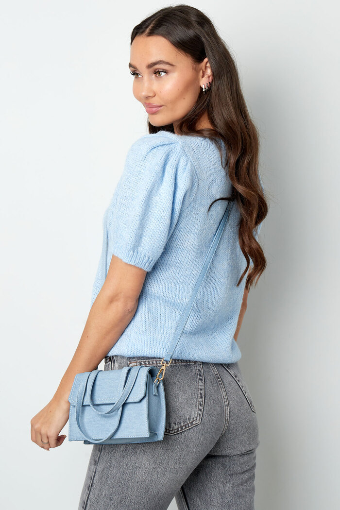 Mini sac en jean - bleu Image2